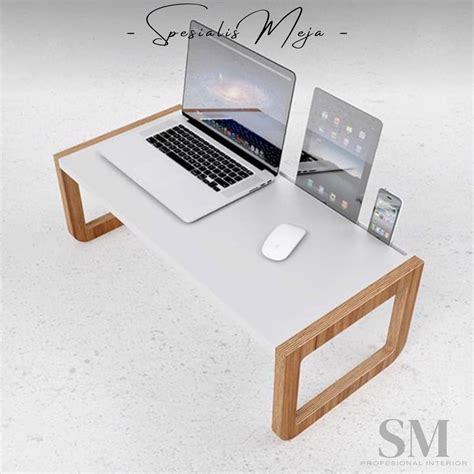 Jual meja ruang tamu minimalis modern estetik aesthetic multifungsi