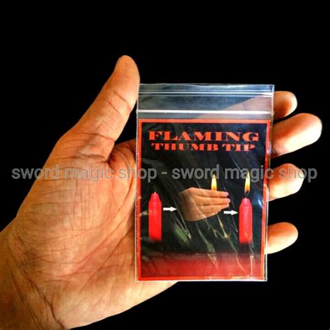 Jual Alat Sulap Flaming Thumb Tip Fire Thumb Tip Sulap Jempol Di