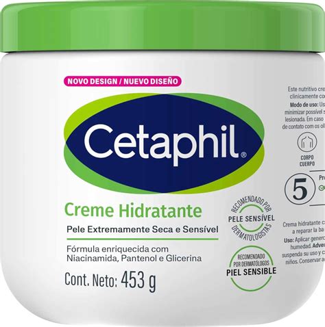 Hidratante Pra Pele Seca - Creme Hidratante Corporal para Pele Seca e Sensível Cetaphil 453g
