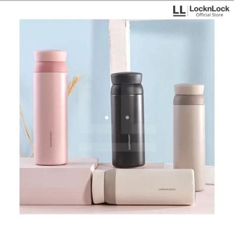 Locknlock Exclusive Screw Tumbler 450ML White LHC4212 Original Shopee