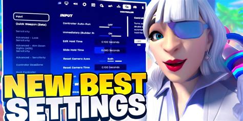 Carter K The Best Controller Settings For Fortnite Chapter