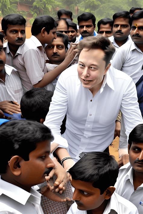 Elon Musk India Graphic · Creative Fabrica