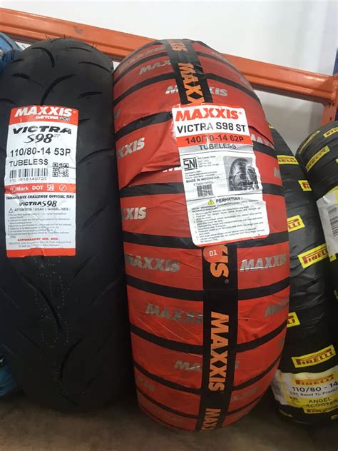 Maxxis Tyres Ready Stock For Yamaha Aerox Nvx Motorcycles