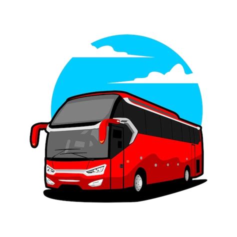 Bus Vektor Illustration Premium Vektor