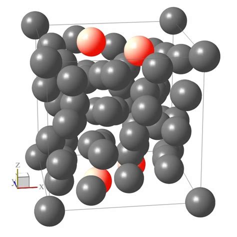 Color Online Crystal Structure Of Noncentrosymmetric Re W Obtained