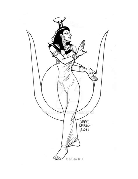 Nephthys Goddess Of Wealth By JeffDee On DeviantArt