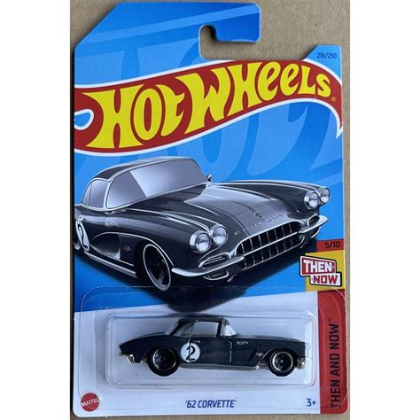 Mô hình xe đua thể thao cổ điển Hot Wheels Corvette Shopee Việt Nam