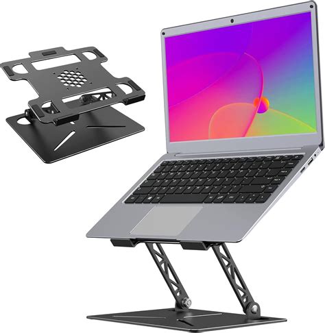 SGIN Laptop Stand Adjustable Laptop Riser Stand Portable Foldable