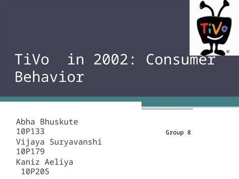 PPT TiVo 2002 Consumer Behaviour DOKUMEN TIPS