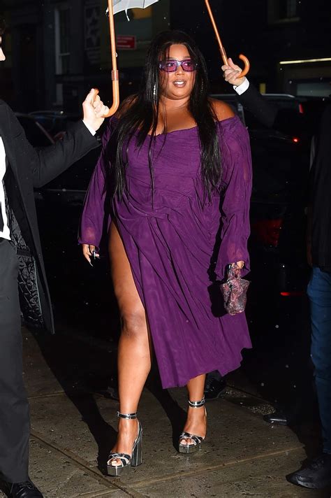 Lizzo Stuns In Purple At Pre Met Gala Dinner Party After Calling Out