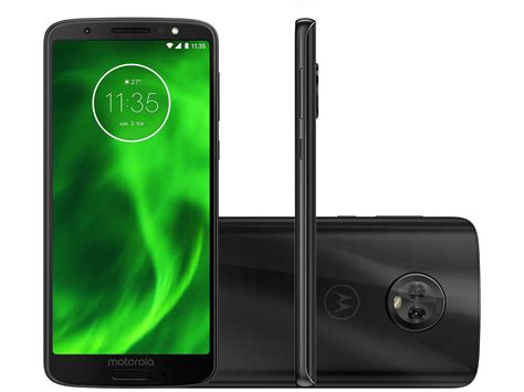 Smartphone Motorola Moto G6 64gb Preto Dual Chip 4g Câm 12mp E 5mp