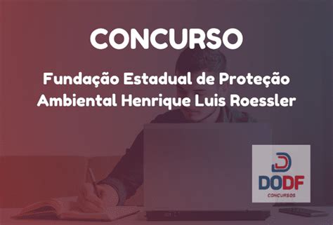 Concurso Fepam RS Inscrições abertas