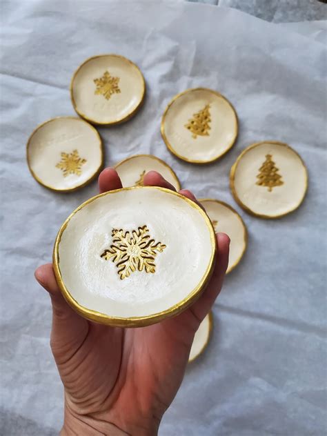 Christmas Trinket Dish Christmas T Ring Dish Christmas Present