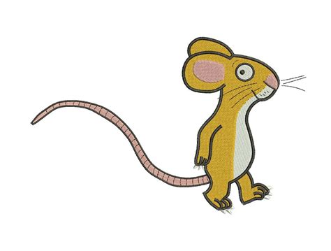 The Gruffalo Mouse Embroidery Design | The gruffalo, Cartoon drawings ...