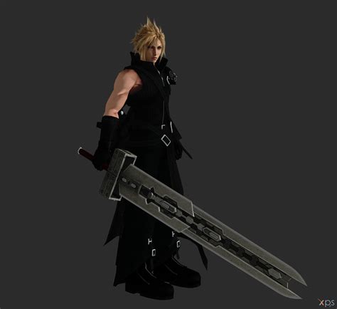 Cloud Strife Advent Children Remake By Aquariusrind On Deviantart