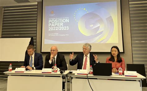 European Chamber Of Commerce In China Releases Position Paper 20222023