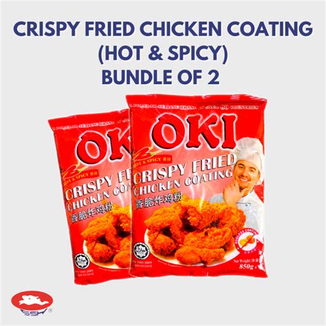 OKI Crispy Fried Chicken Coating Hot Spicy 800g Bundle Of 2