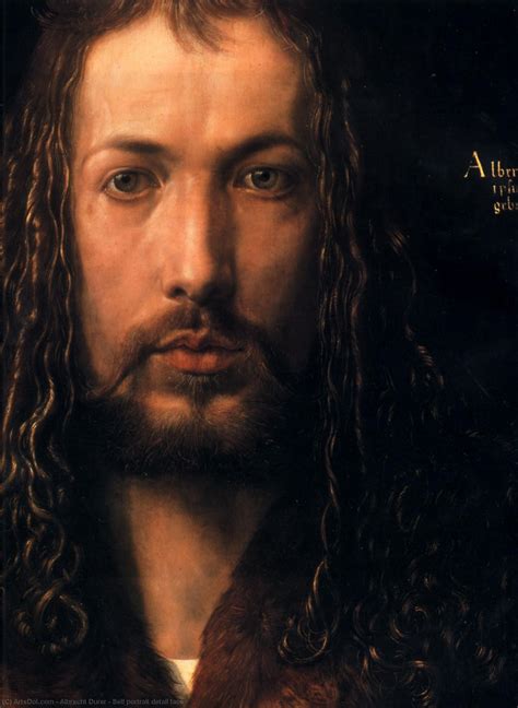 Autorretrato Detalle Cara Albrecht Durer Wikioo Org La