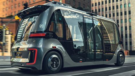 ZF Unveils Autonomous Electric Shuttle With 80 Mile Range Carscoops