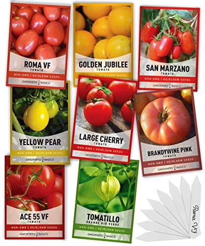 gardeners basics heirloom tomatoes  planting  variety pack san