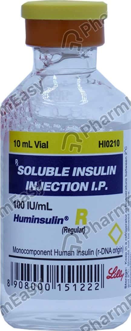 Huminsulin R 100 IU ML Solution For Injection 10 Uses Side Effects