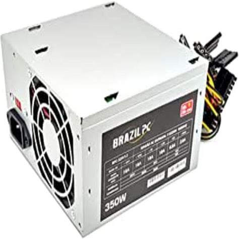 Fonte ATX 350W Real Brazil Pc BPC 325v1 2 24 Pinos BrazilPC Fonte