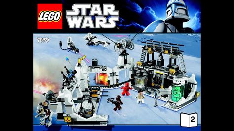 Lego Star Wars Limited Edition Set Hoth Echo Base Instructions