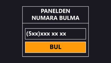 Panelden Numara Bulma Teknobilir