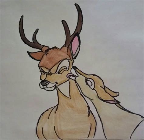 Bambi And Faline By Kattheindigowolf On Deviantart