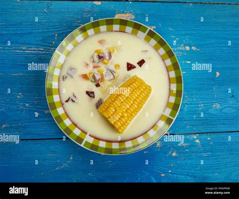 Jamaican Corn Soup Stock Photo Alamy