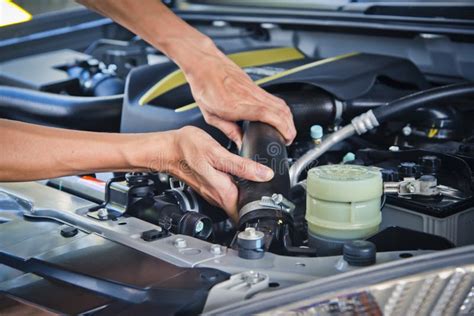 Check The Car Engine Stock Photo Image Of Fixing Service 78458718