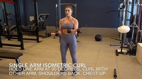 Single Arm Isometric Curl Youtube