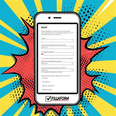Fillaform — RSVP form template