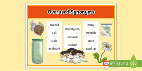 Overused Synonyms Word Mat Hecho Por Educadores Twinkl