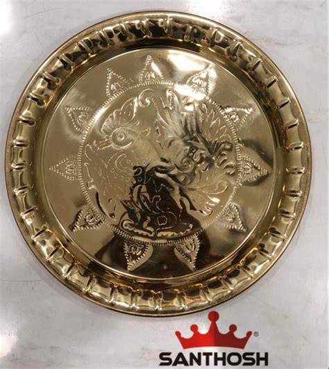 Polished Round Design Brass Plate Size 150 Mm At Rs 900 Kg In Chennai