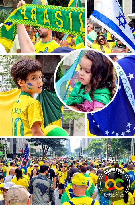 Ato na Paulista Milhares de Famílias Juntas em Apoio a Bolsonaro