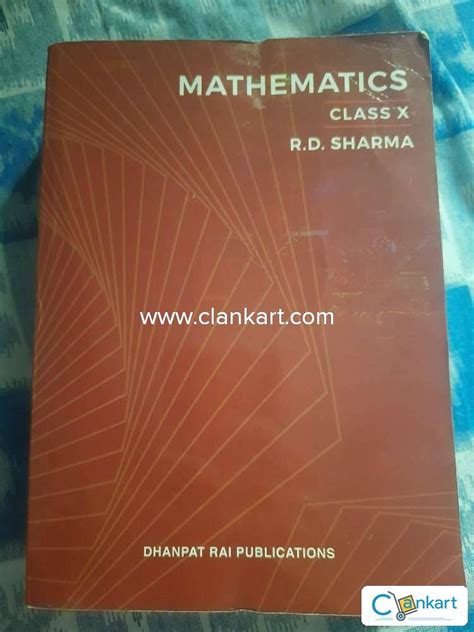 Buy Mathematics For Class X Book In Excellent Condition At Clankart