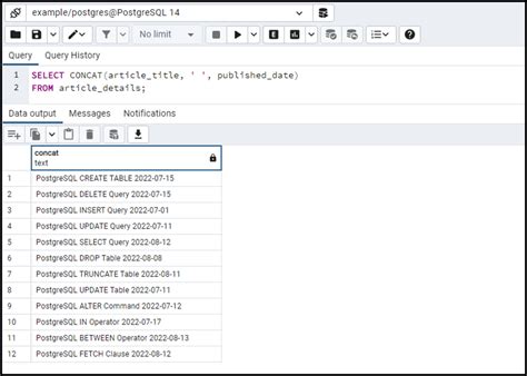 How To Use Concat Function In Postgresql Commandprompt Inc