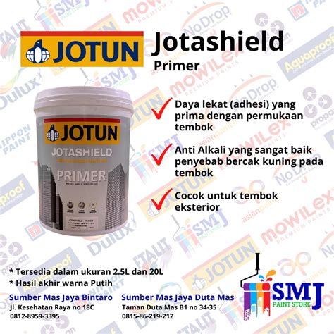 Jual JOTUN JOTASHIELD PRIMER SEALER KEMASAN 2 5 LITER CAT DASAR