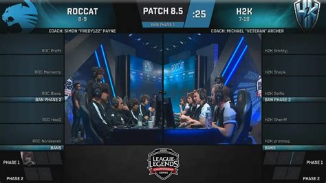 H K Vs Roccat En Eu Lcs Spring Split W D P Cda