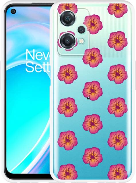 Cazy Hoesje Geschikt Voor OnePlus Nord CE 2 Lite Hawaiiaanse Bloem II