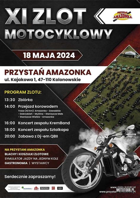 XI Zlot Motocyklowy Przystań Amazonka 2024 Mototour pl zloty