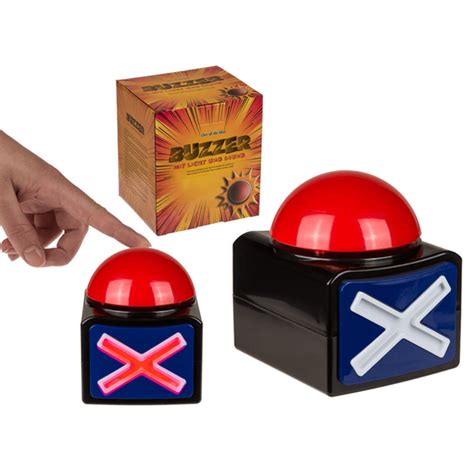BUZZER PLASTIQUE SONORE LUMINEUX AMBIANCE JEU 11CM