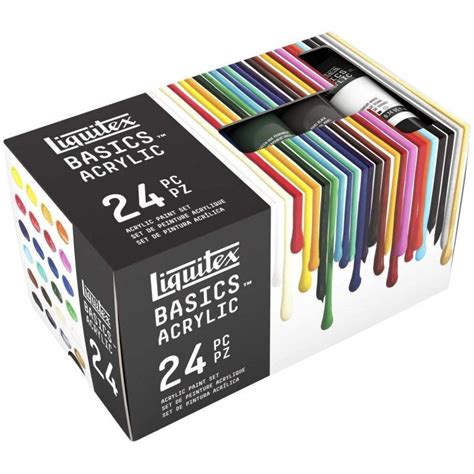 Coffret De Tubes De Peinture Acrylique Liquitex Basics Ml