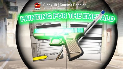 Hunting For The Emerald Glock Gamma Doppler Huge Cs Go Tradeups Youtube