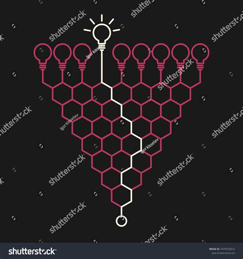 Logical Decision Visualized Process Flow Stock Vector (Royalty Free ...