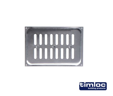 1221A - 9 x 6 hit & miss vent - Plain aluminium - Timloc Building Products