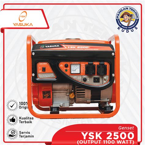 Jual Genset 1 Kw Ysk 2500 Generator Set Alat Pembangkit Listrik 1