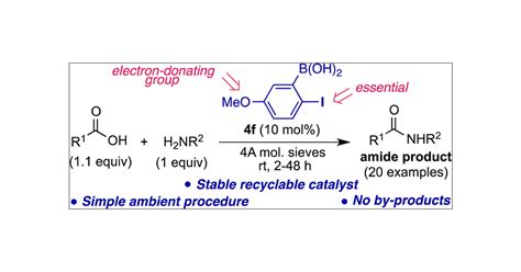 Direct Amidation Of Carboxylic Acids Catalyzed By Ortho Iodo