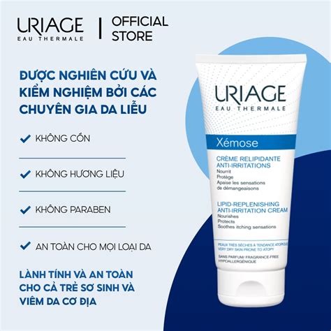 Kem Dưỡng ẩm Uriage Xemose Creme Relipidante Anti Irritations 200ml